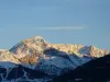 Since Granier, Mont Pourri (3780 m) winter