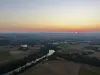 Albi from a hot air balloon