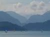 Sails on Lake Annecy (© Jmsattonnay)