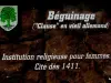 Information about the beguinage (© J.E)