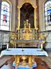 High altar and altarpiece of the church (© J.E)