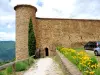 Chartreuse de la Verne - Torre angolare nord-ovest e porta secondaria (© J.E)