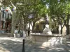 Il municipio con la sua bella fontana
