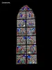 Stained glass window of the cathedral (© Jean Espirat)