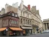 Oude huizen van de Chabot-Charny straat Dijon