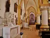 L'intérieur de l'église Notre-Dame des Salles