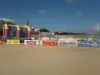 Spiele auf dem Great Beach Fromentine