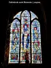 A stained glass window of the choir of the cathedral (© Jean Espirat)