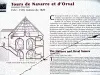 Informations sur les tours de Navarre et d'Orval (© Jean Espirat)