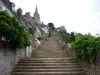 Escaliers et église de Brélévenez