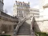 monumental staircase gardens outside Paris
