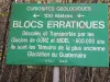 Information on erratic blocks (© J.E)