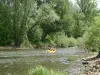 Canoeing on the Aveyron