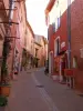Une rue de Roussillon