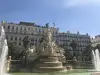 The fountain of the Federation and the Grand Hotel (© OT Toulon)