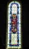 Saint-Hubert stained glass window (© JE)