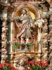 Коллиуре - Интерьер церкви Нотр-Дам-де-Анж: деталь алтаря