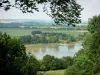 Региональный Природный Парк Петель Нормандской Сены - Долина Сены: река Сена с деревьями и лугами