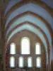 Abbazia di Fontenay - All'interno della chiesa abbaziale: campate