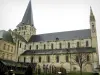 Abtei Saint-Georges de Boscherville - Abteikirche Saint-Georges in Saint-Martin-de-Boscherville, im Regionalen Naturpark der Schleifen der normannischen Seine