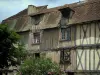 Bergerac - Façades de maisons à pans de bois