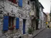Bergerac - Maisons de la place de la Myrpe, dans la vallée de la Dordogne
