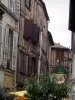 Bergerac - Maisons à colombages de la vieille ville, dans la vallée de la Dordogne