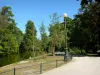 Bordeaux - Pièce d'eau et arbres du jardin public