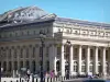 Bordeaux - Grand Théâtre de style néo-classique et ses colonnes corinthiennes, siège de l'Opéra National de Bordeaux