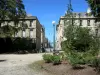 Bordeaux - Jardin public et façades de la ville