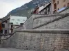 Briançon - Upper town (Vauban citadel, fortified town built by Vauban): ramparts and houses