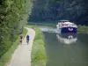 Burgund-Kanal - Machen Sie eine Radtour auf dem alten Treidelpfad und fahren Sie mit einem Lastkahn auf dem ruhigen Wasser des Kanals