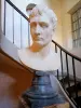 Castello di Malmaison - All'interno del castello, museo: busto di Napoleone I