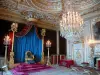 Château de Fontainebleau - Intérieur du palais de Fontainebleau : Grands Appartements : salle du Trône (ancienne chambre du Roi)