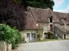 Château-Guillaume - Las casas en el pueblo, el pueblo de Lignac, en el valle de la Allemette, en el Parque Natural Regional de la Brenne