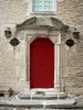 Châteauvillain - Porta rossa della casa del prevosto