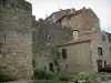 Cordes-sur-Ciel - Festungswerke und Häuser aus Stein der mittelalterlichen Stätte