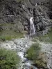 Écrins National Nature Park - Valgaudemar valley: Casset waterfall