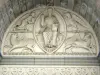 Gap - Notre-Dame-et-Saint-Arnoux cathedral: tympanum of the portal