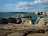 Halbinsel Quiberon - Zerfetzte Küsten, schroffe Steilküsten, und Meer (Atlantischer Ozean)