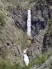 Hautes-Alpes Landschaften - Nationalpark Écrins (Écrins-Massiv): Wasserfall Combefroide; im Valgaudemar