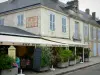 Île de Noirmoutier - Noirmoutier-en-l'Île : maison et terrasse de restaurant
