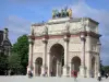 Jardin des Tuileries - Arc de triomphe du Carrousel, à l'entrée du jardin