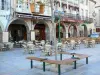 Limoux - Cafés al aire libre de la Place de la République
