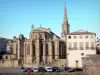 Limoux - Iglesia y fachadas de la ciudad de San Martin