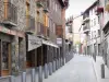 Llivia - Street shops and facades of the town