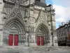 Meaux - Gotische Kathedrale Saint-Etienne: gemeisselte Portale