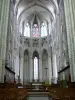 Meaux - Interior of the Saint-Étienne cathedral: choir