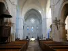 Montréal - Im Inneren der Stiftskirche Notre-Dame: Kirchenschiff und Chor