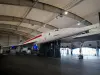 Museo dell'aria e dello spazio Le Bourget - Sala dedicata all'aereo di linea supersonico Concorde